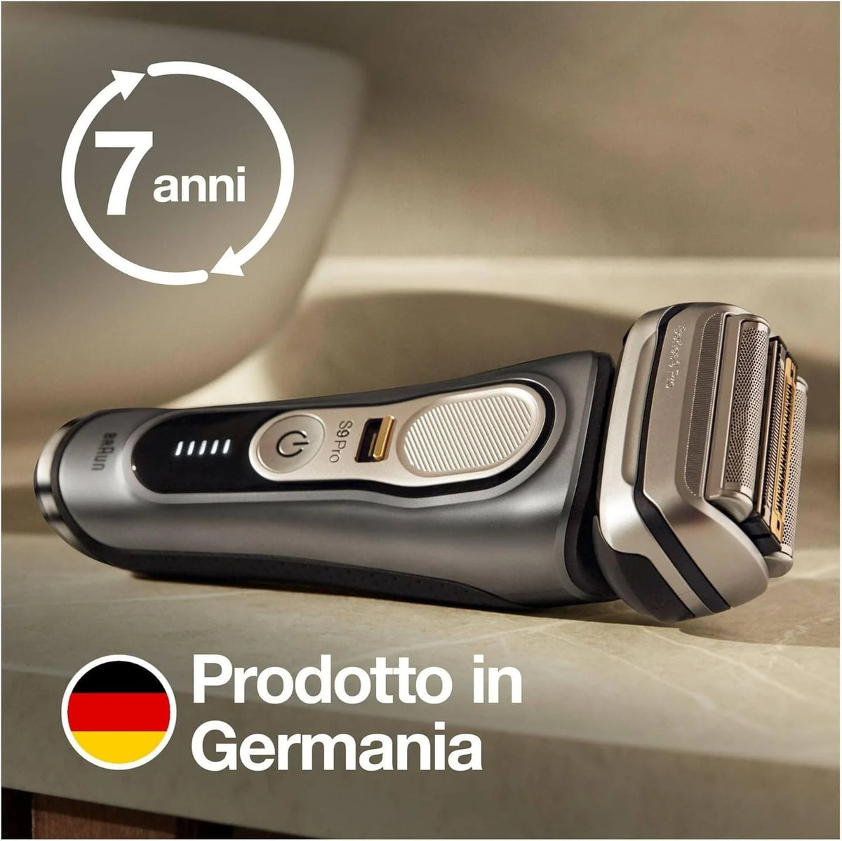 Braun Series 9 Pro Premium Rasierer Herren. Testsieger Stiftung Warentest. 4+1 Scherkopf. Elektrorasierer & Trimmer. Reinigungsstation. 60 Min