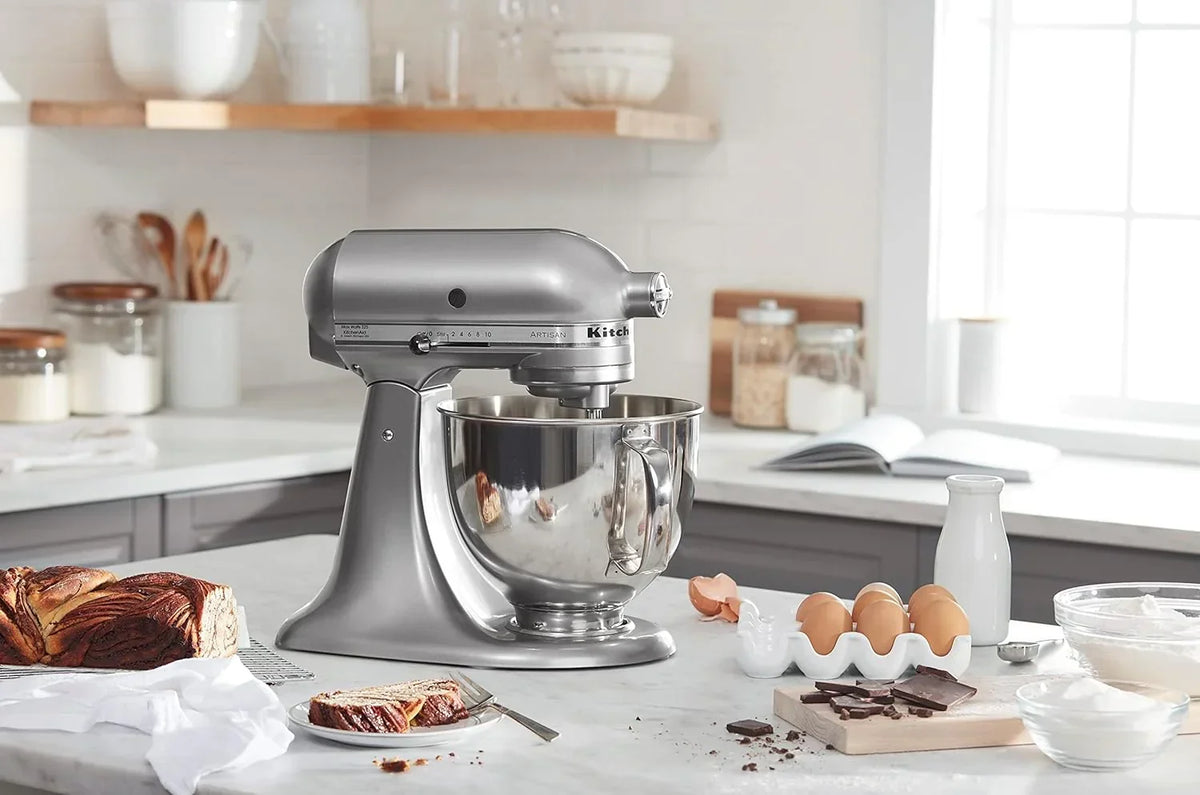 5-Quart Tilt-Head Stand Mixer. Electric Kitchen Mixer with Bowl. Multi-Speed Settings for Baking. Mixing and Food Preparation