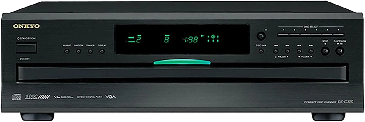 6-Disc CD Changer. Black