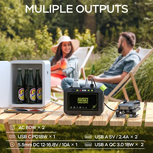 88Wh Portable Power Station 24000mAh Camping Solar Generator Lithium Battery