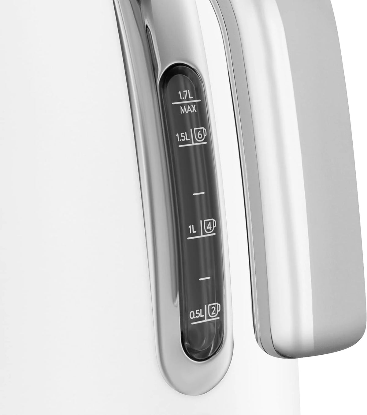 Retro style 7-tank electric kettle. featuring automatic power-off function. detachable base and water level indicator. with matte Canobrandt finish.
