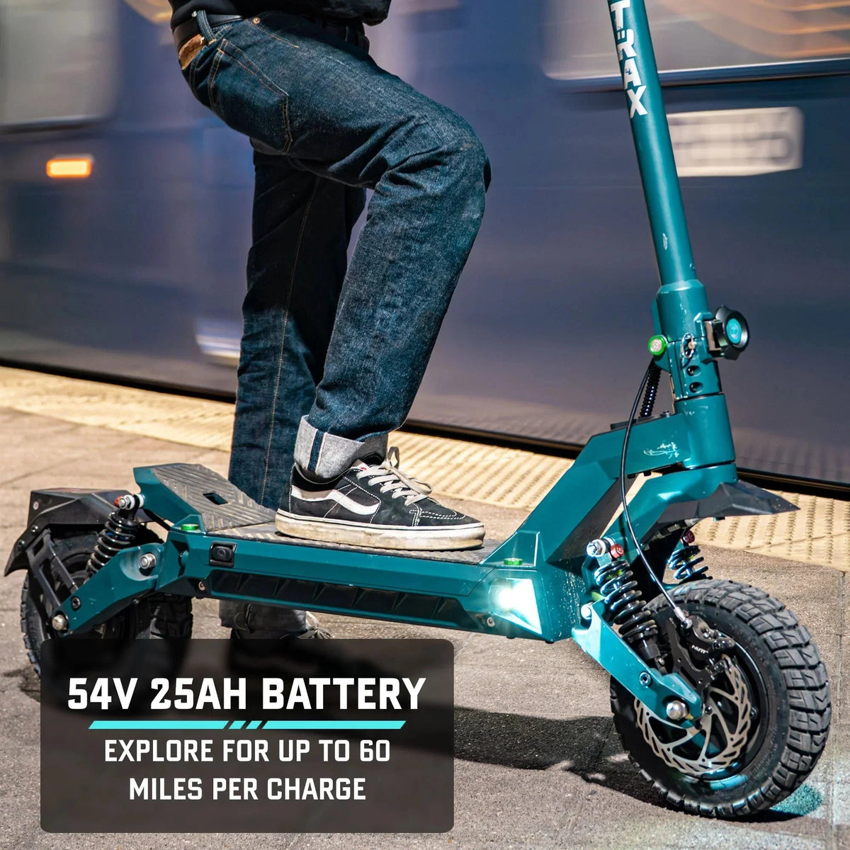 2026 Gotrax GX3 Patinete Eléctrico Todoterreno – Doble Motor Potente. Velocidad Máxima 64 km/h. Neumáticos Todoterreno