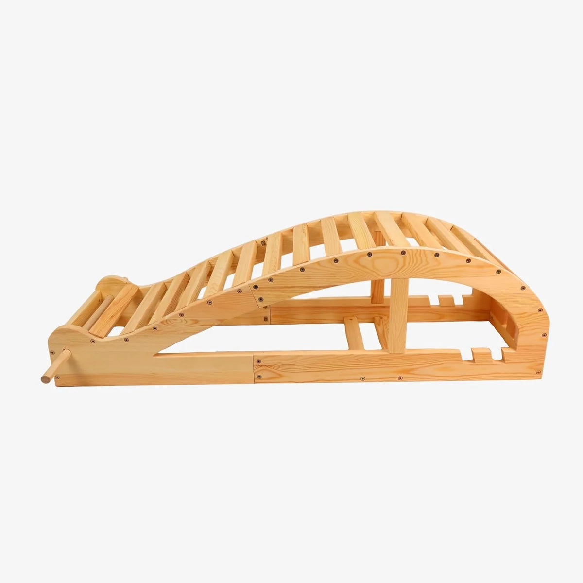 Yoga Inverted Pole Pose Seated Cushion - Wooden backward bend seat cushion. designed for deep stretching and enhancing flexibility; Large-sized backward bend cushion. providing better support effect