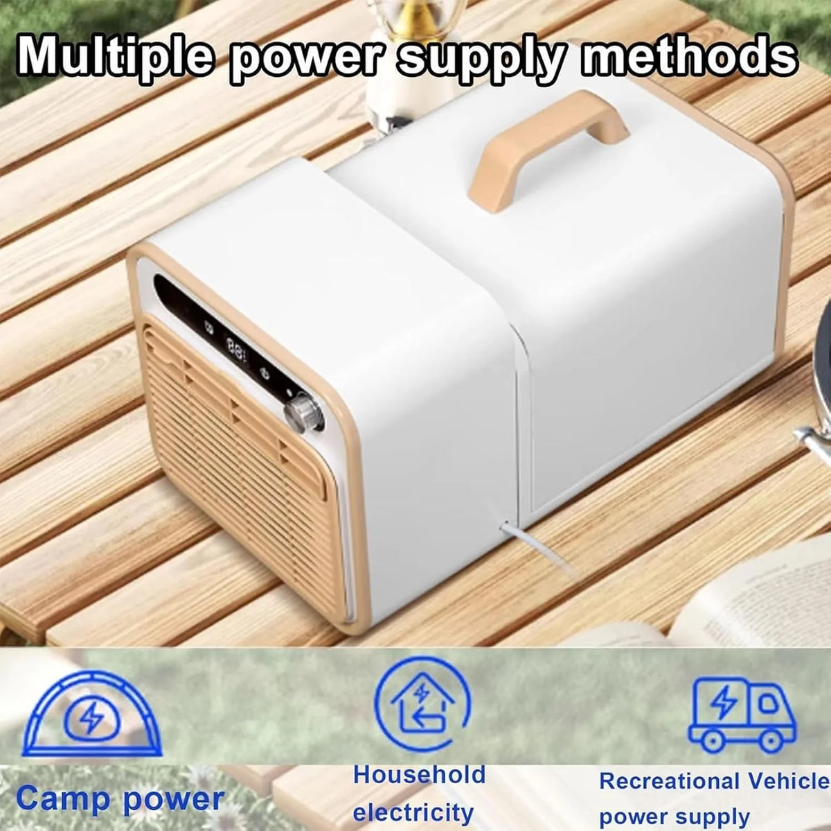 Tragbare Mini-Klimaanlage. Split-Kühlsystem. 5000 BTU. leise Kühlung. keine Fensterabdichtung erforderlich. Touch-Bedienung & Fernbedienung. Timer-