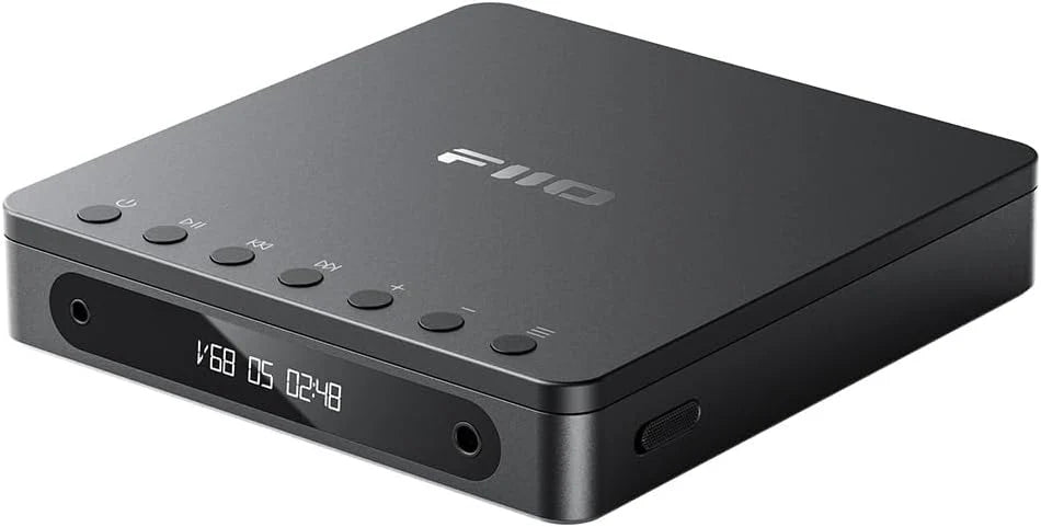 Multifunctional portable stereo CD player. equipped with long-lasting batteries. supports USB copying function. has optical/coaxial/3.5mm/4.4mm output interfaces (transparent (Bluetooth))
