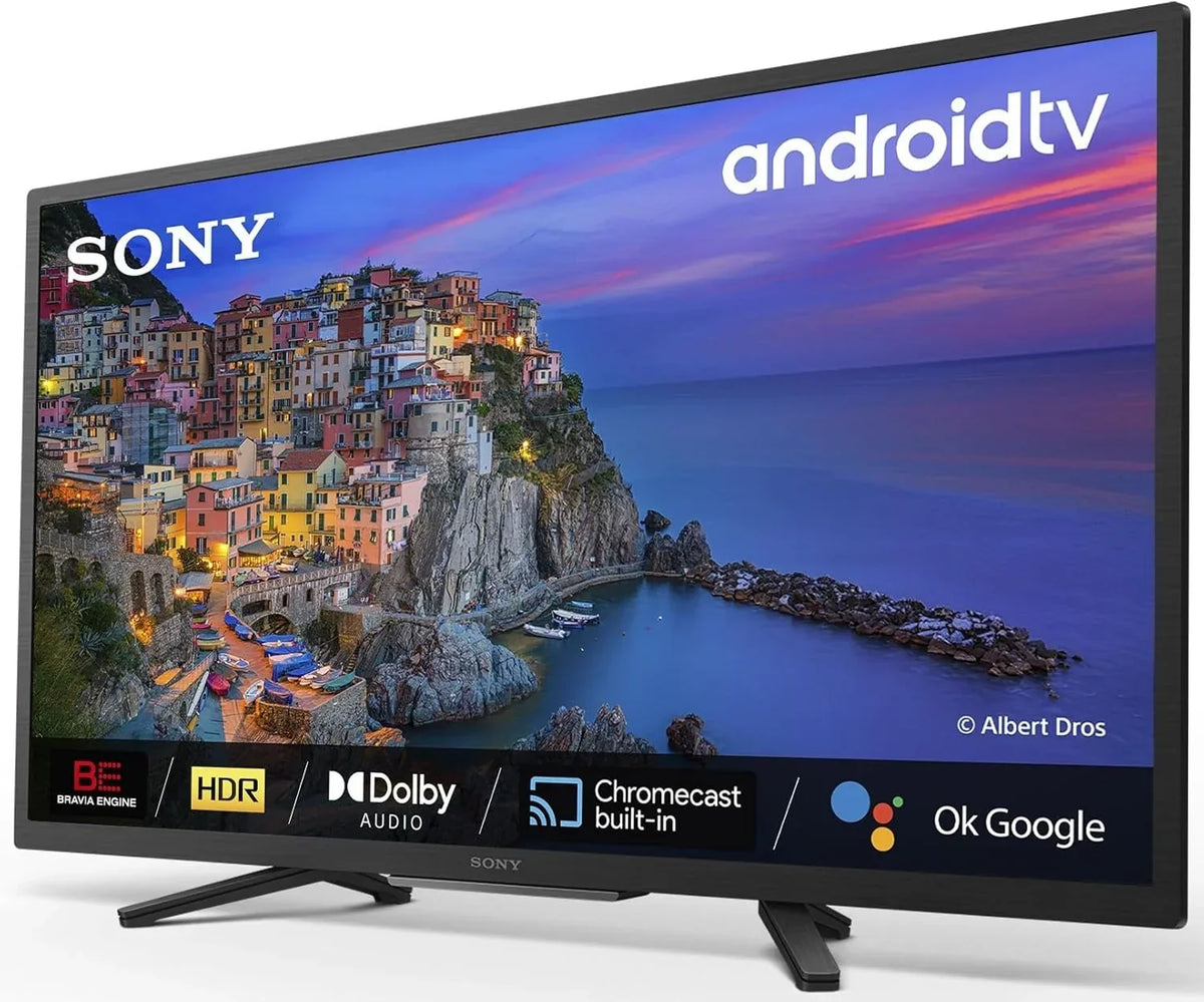 BRAVIA KD32W804 - Smart TV 32 Pulgadas HD Ready (Alto Rango Dinámico HDR. Android TV) Negro. Modelo 2022