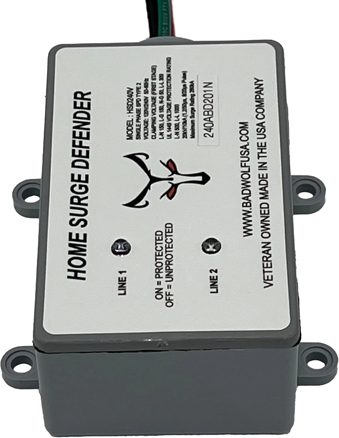 Whole House EMP Surge Protector. 260kA of Surge Protection to Help Shield Your Home from Lightning. EMP. CME and Solar Flare Damage.
