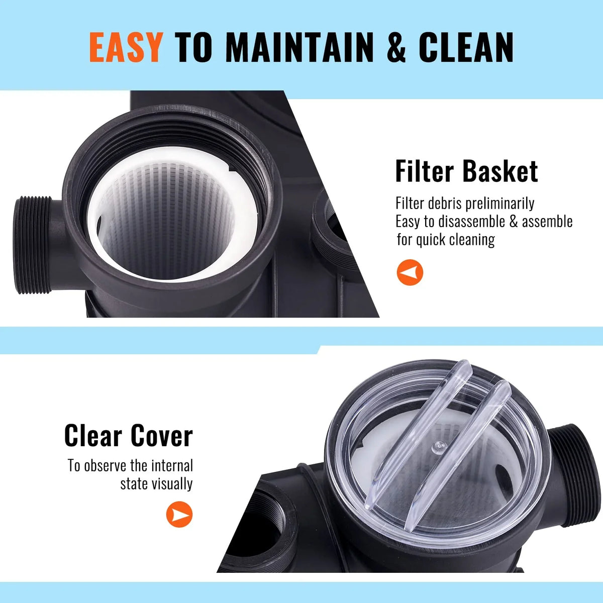 16 Swimming Pumps System & Filters Combo Set
