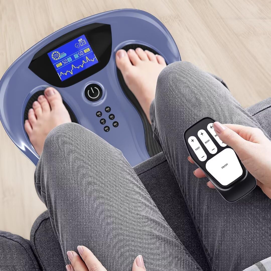 Professional Edition Foot Neuromuscular Stimulator. an electric stimulation/percutaneous nerve electrical stimulation foot massager used to relieve pain caused by nerve disorders and promote blood circulation in the legs. TENS Muscle Stimulator - A s