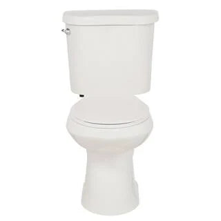 2-Piece 1.28 GPF High-Efficiency Single-Flush Elongated Toilet. White