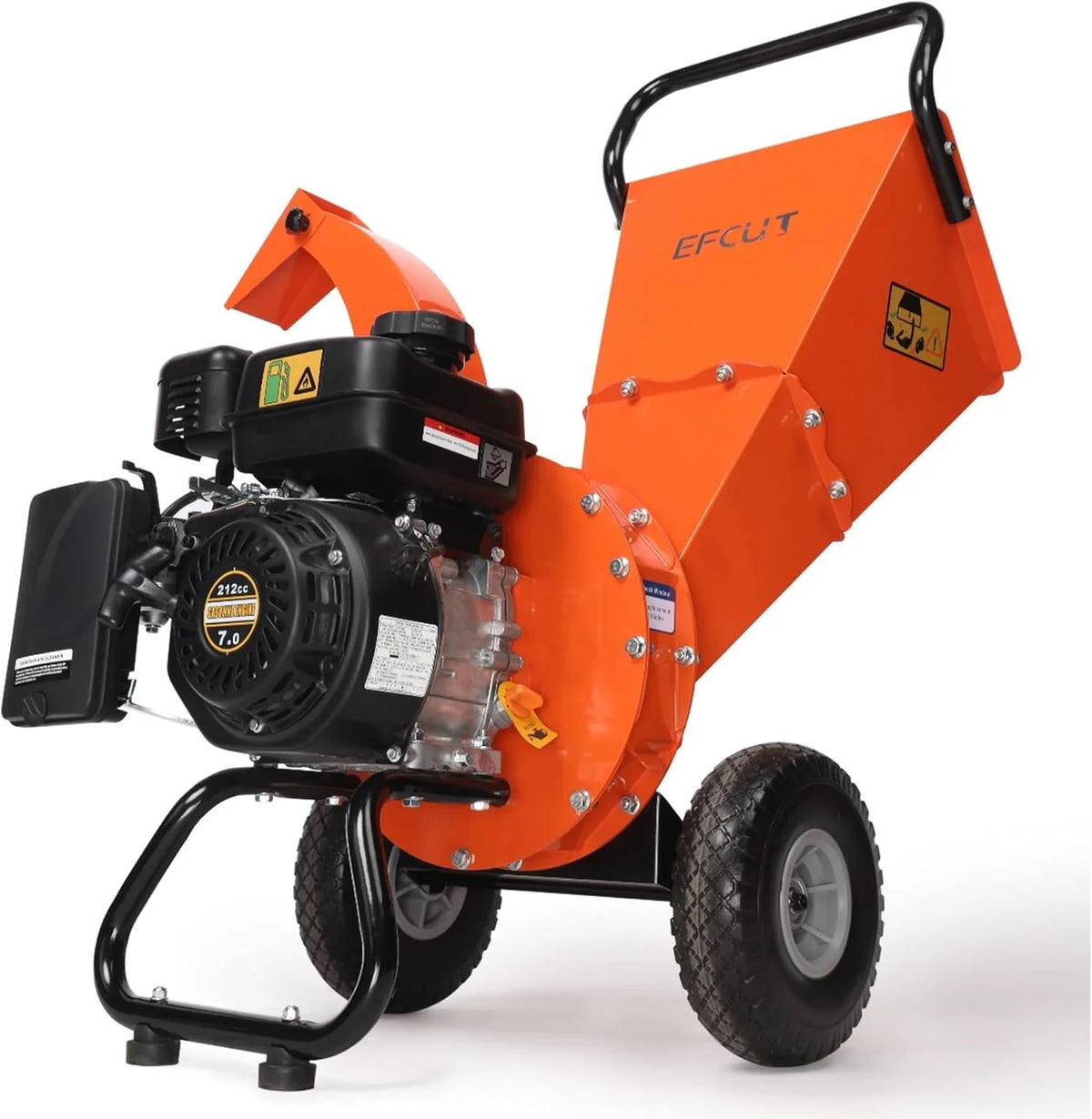 C40 Wood Chipper 4 inch Max Diameter Capacity 9 HP 274cc Gas Powered Engine Heavy Duty Shredder Mulcher