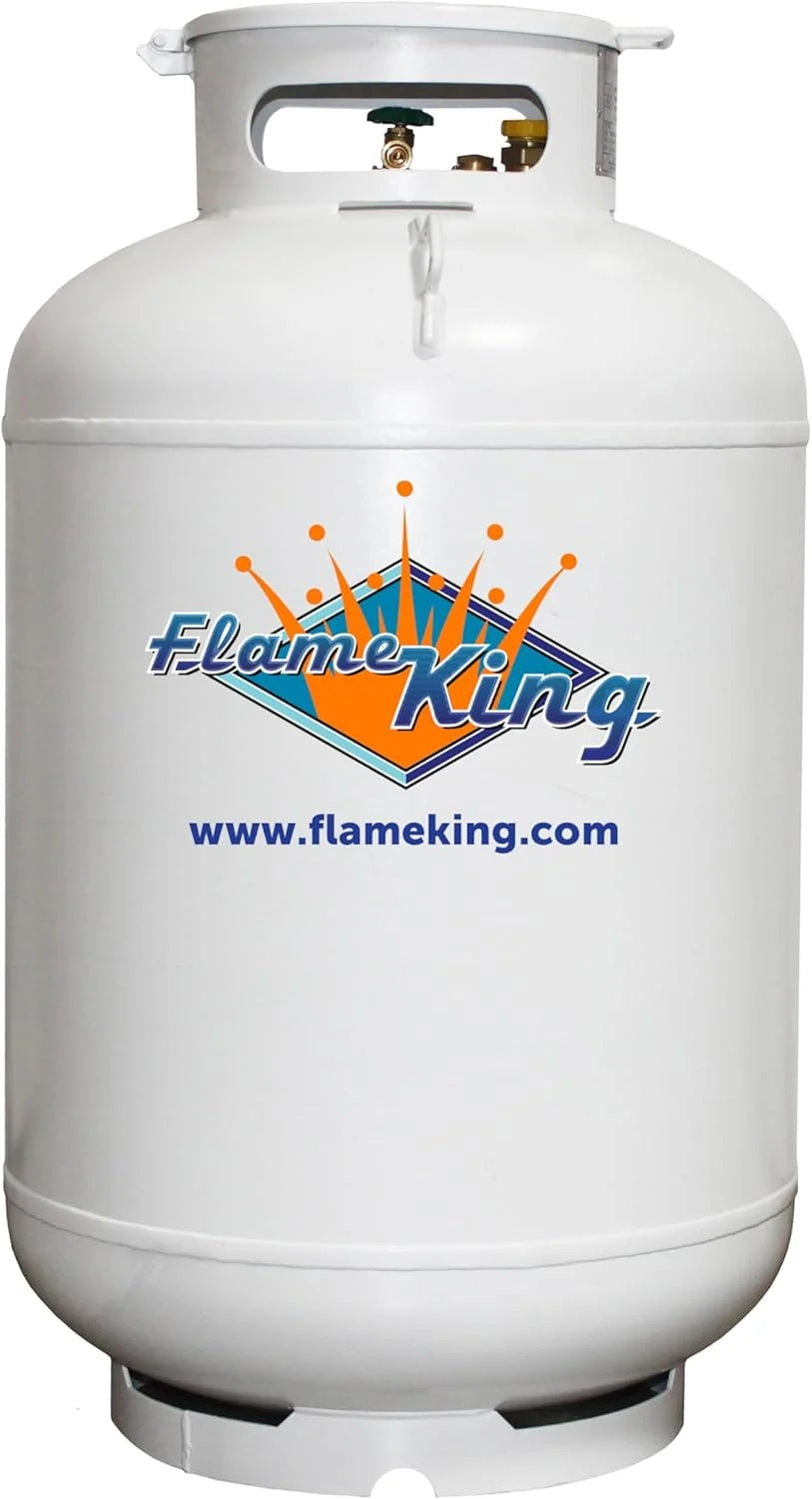 420-Lb. ASME Vertical Propane Tank. White
