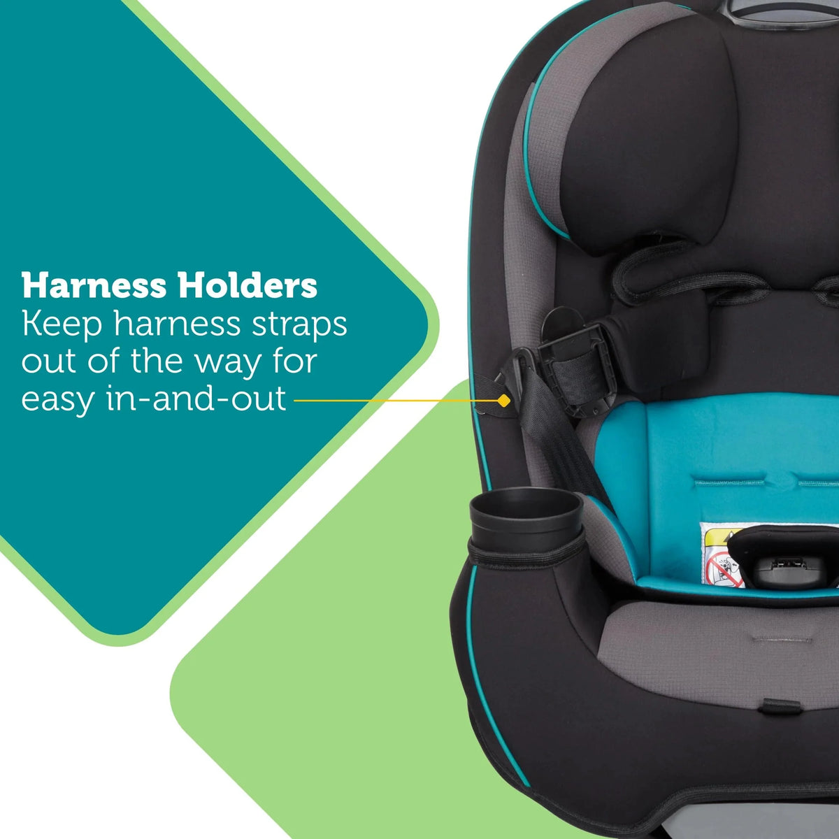 3-in-1 Slim Convertible Car Seat. All-in-One Infant Toddler Booster Seat. Rear & Forward Facing Child Safety Seat