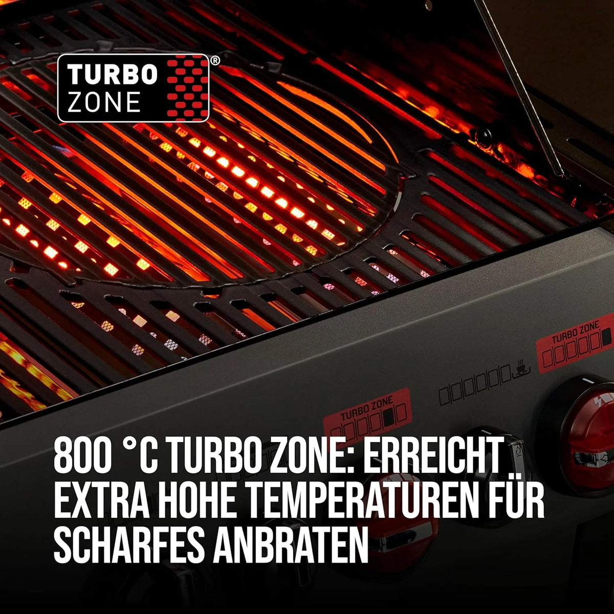 Enders Gasgrill Hyde 6 SIKR Turbo. 6-Brenner aus Edelstahl für kraftvolles direktes und indirektes Grillen. 800 °C TURBO ZONE. SWITCH GRID. Infarot-