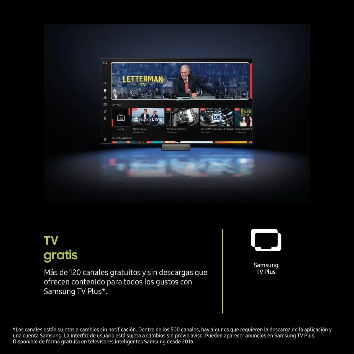 Samsung TV 50 Pulgadas QLED QE1F 4K Smart TV. Imagen y Sonido con IA 4K. Samsung Vision AI. el auténtico Quantum Dot TV Plus