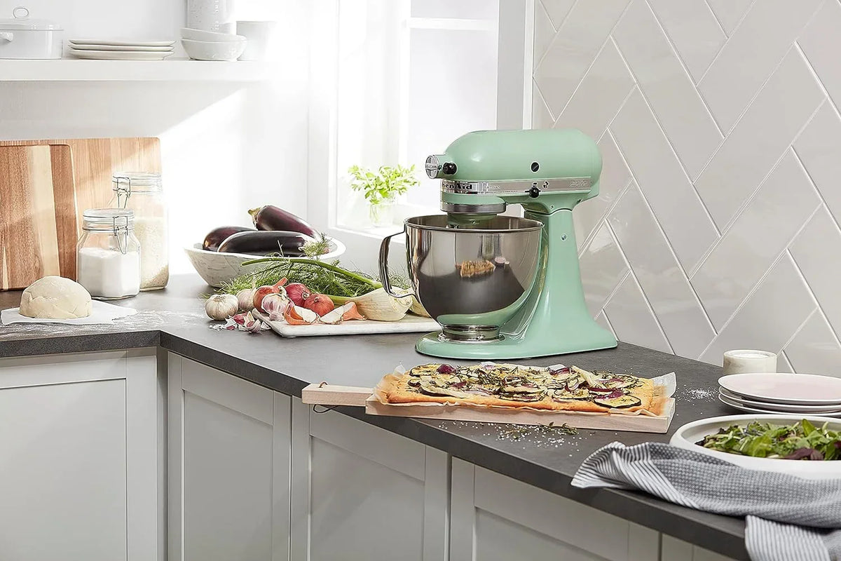 5-Quart Tilt-Head Stand Mixer. Electric Kitchen Mixer with Bowl. Multi-Speed Settings for Baking. Mixing and Food Preparation