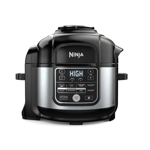 10-in-1 6.5-Qt Pressure Cooker and Air Fryer Multicooker. Stainless Steel