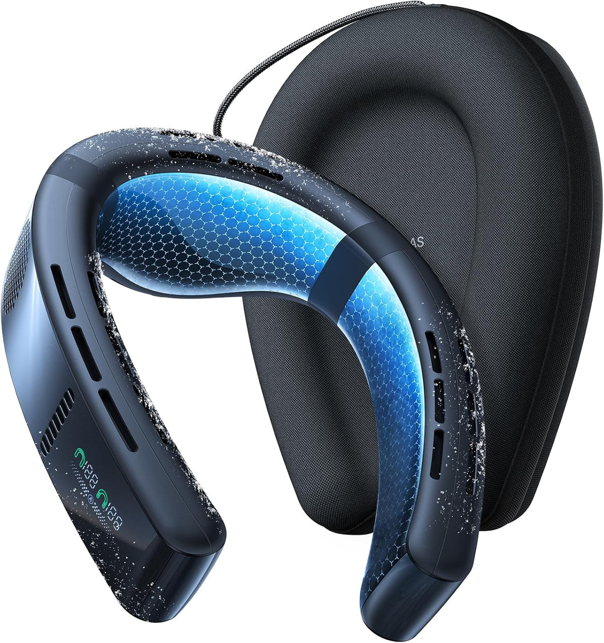 Cooling type network cooling fan. portable air conditioner. 720° immersive cooling. first dual-cooling fan. rechargeable