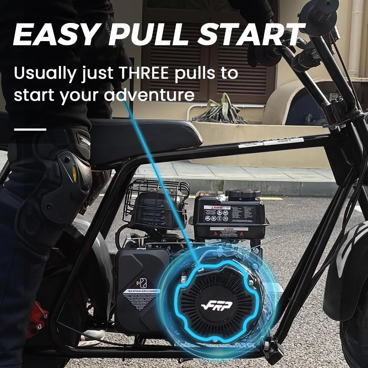 Mini Dirt Bike GMB100. 99 CC Gas Powered Mini Bike 4 Stroke 3HP. Off Road Mini Bikes for Kids and Adult. Trail Bike Up to 24 Mph. Weight Support Up to 185 LBS (Black)