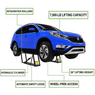 7.000-Lb. Portable Car Lift for Trucks and SUVs