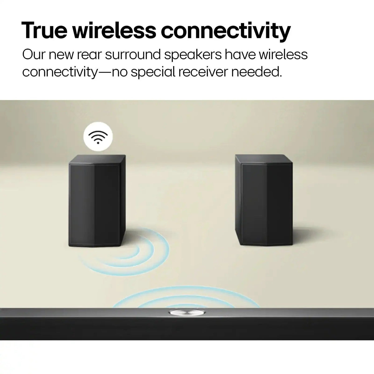 5.1.1-Channel Home Theater Soundbar with Wireless Subwoofer and Rear Speakers. Dolby Atmos Surround Sound. Black