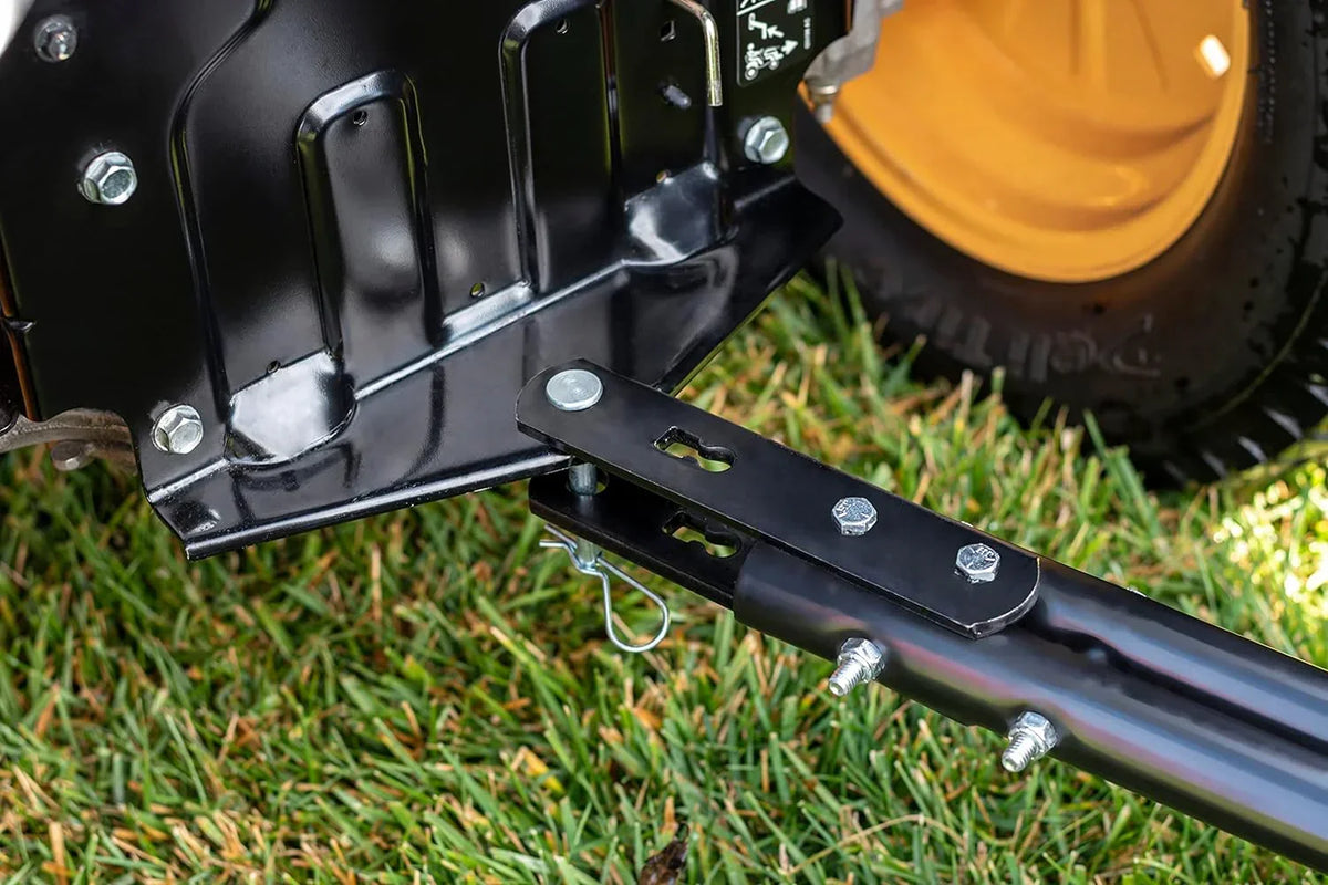 18 x 48 Tow Behind Poly Lawn Roller 550 lbs Weight with Water. Poly Drum and Steel Frame. with Plug. Designed for Lawn and Garden Tractors