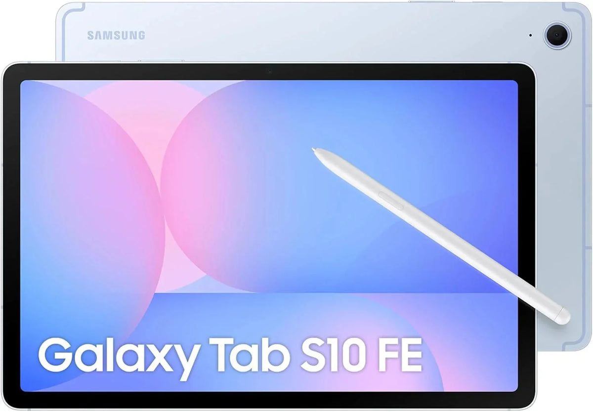 Galaxy Tab S10 FE 256GB. Tablet Android + S Pen. Galaxy AI. 8GB RAM. Pantalla de 10.9. Batería de Larga Duración. Azul. Garantía del Fabricante 3