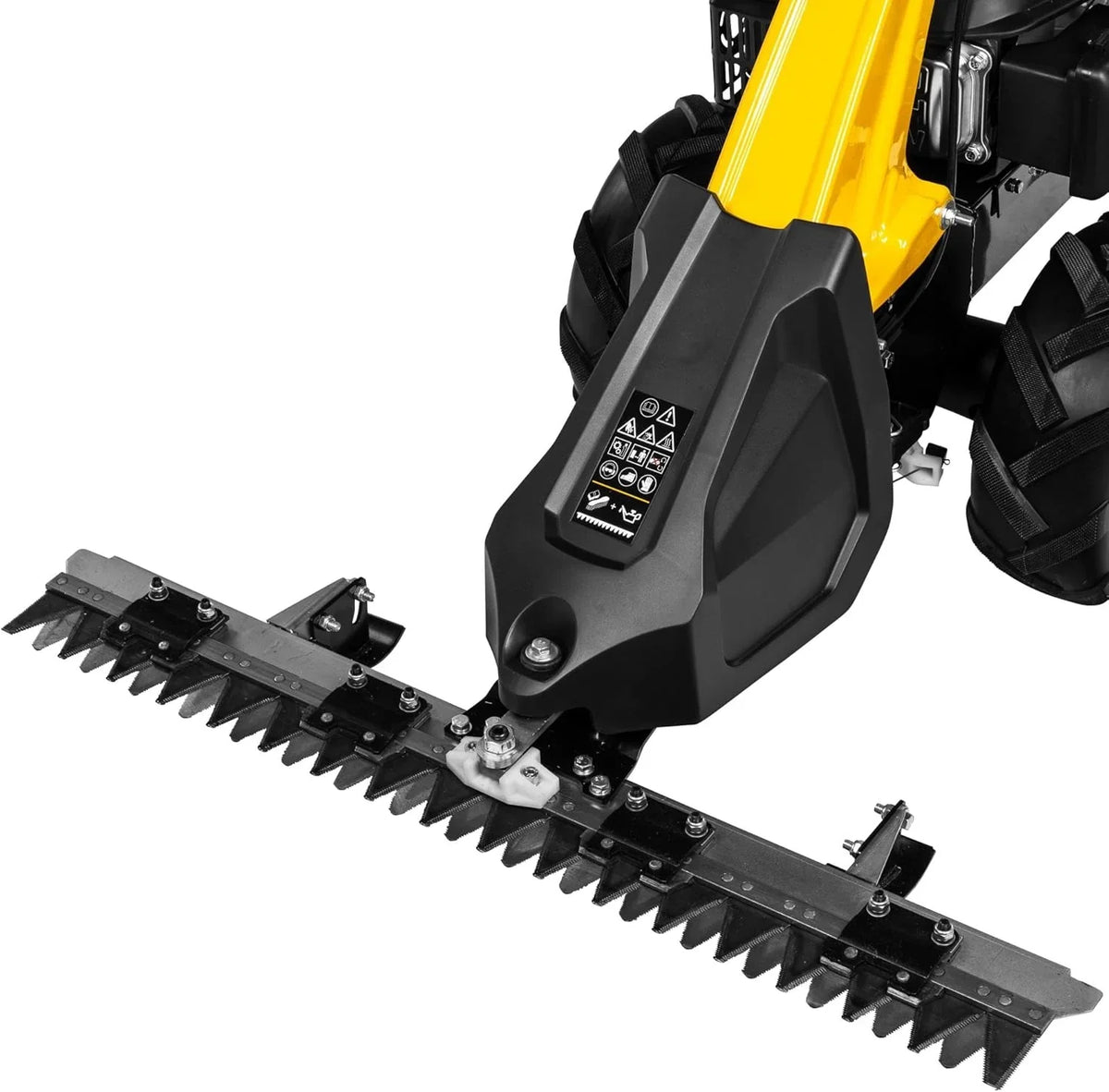 TEXAS Profi Benzin Balkenmäher CB8750 196ccm Wiesenmäher Hochgrasmäher Rasenmäher mit Antrieb Radantrieb | 5.7PS | 4200Watt | Schnittbreite 870mm | 4-