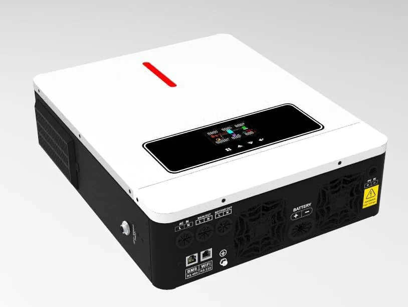 3600W Hybrid Pure Sine Wave Power Inverter with 120A MPPT Solar Charger .dc 24V to ac 110v 60HZ Solar Converter for Home.Car &Cabin
