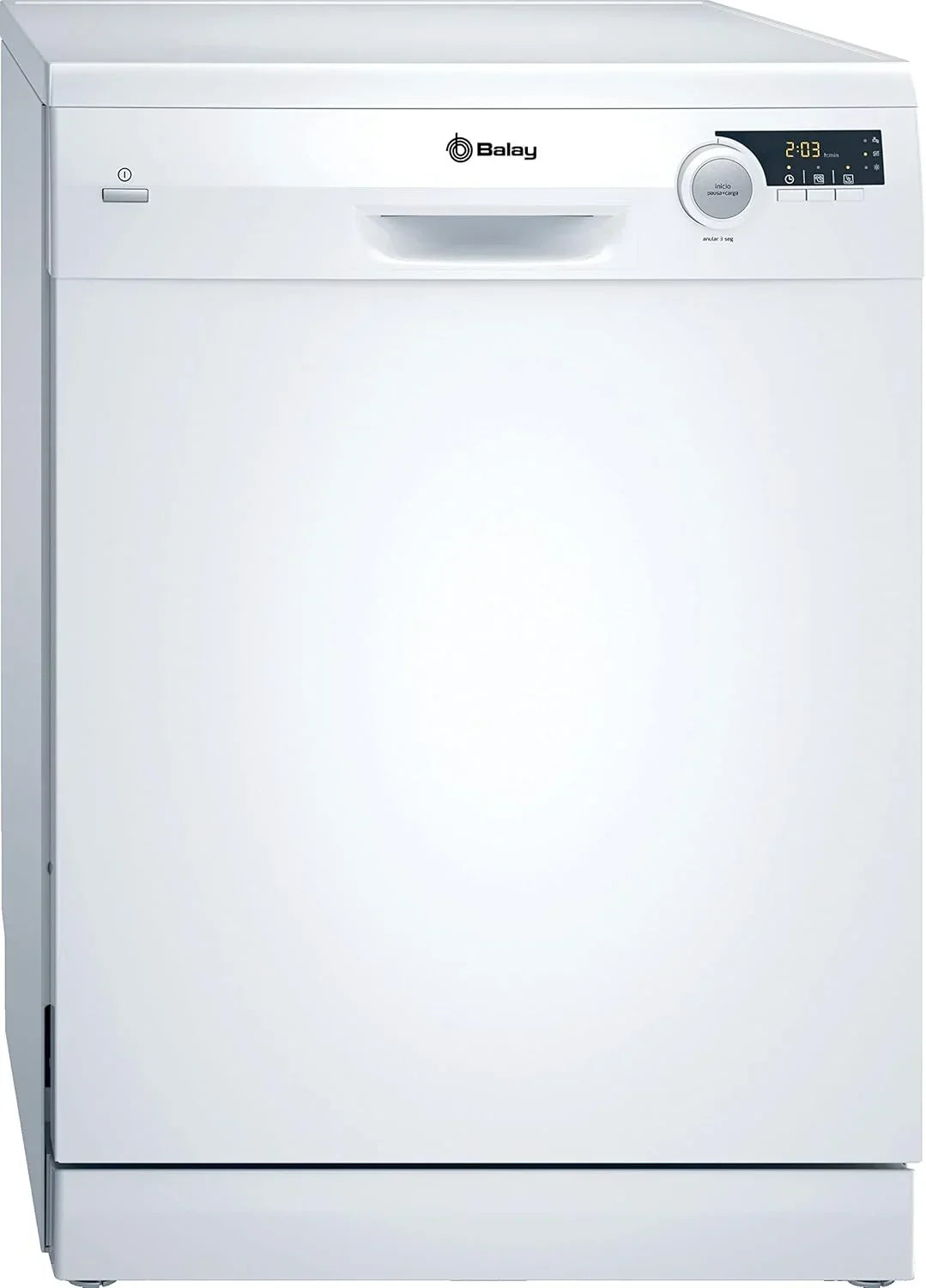 Balay - Lavavajillas de libre instalación. 60 cm. 12 servicios. Auto Diario. Pausa+Carga. ExtraSilencio. Blanco. 3VS506BP
