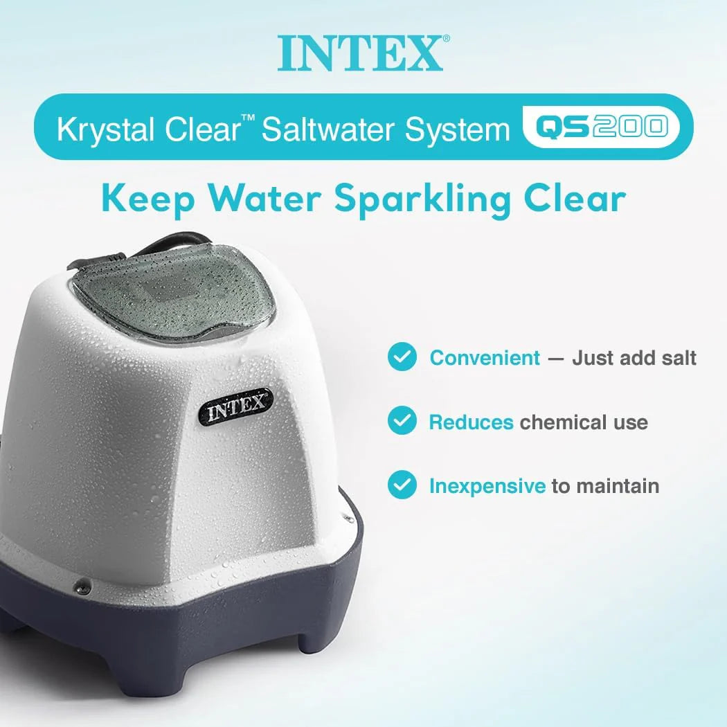 Krystal Clear Saltwater System for Above-Ground Pools up to 15.000 Gallons