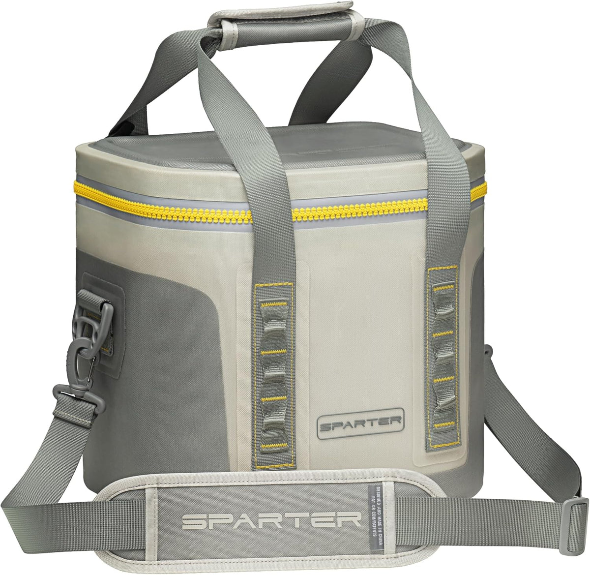 Portable Soft Cooler 12 Cans. IP68 Tizip Leak-Proof Zipper for Camping. Fishing. Beach. Outdoors Insulated Ice Chest with Reusable Ice Pack