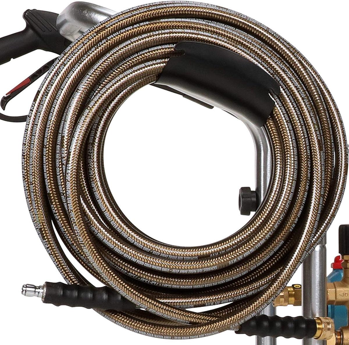 Cleaning ALH3425 Aluminum Series 3600 PSI Gas Pressure Washer. 2.5 GPM. Honda GX200 Engine. Includes Spray Gun and Extension Wand. 5 QC Nozzle Tips. 5/16-inch x 35-foot MorFlex Hose.