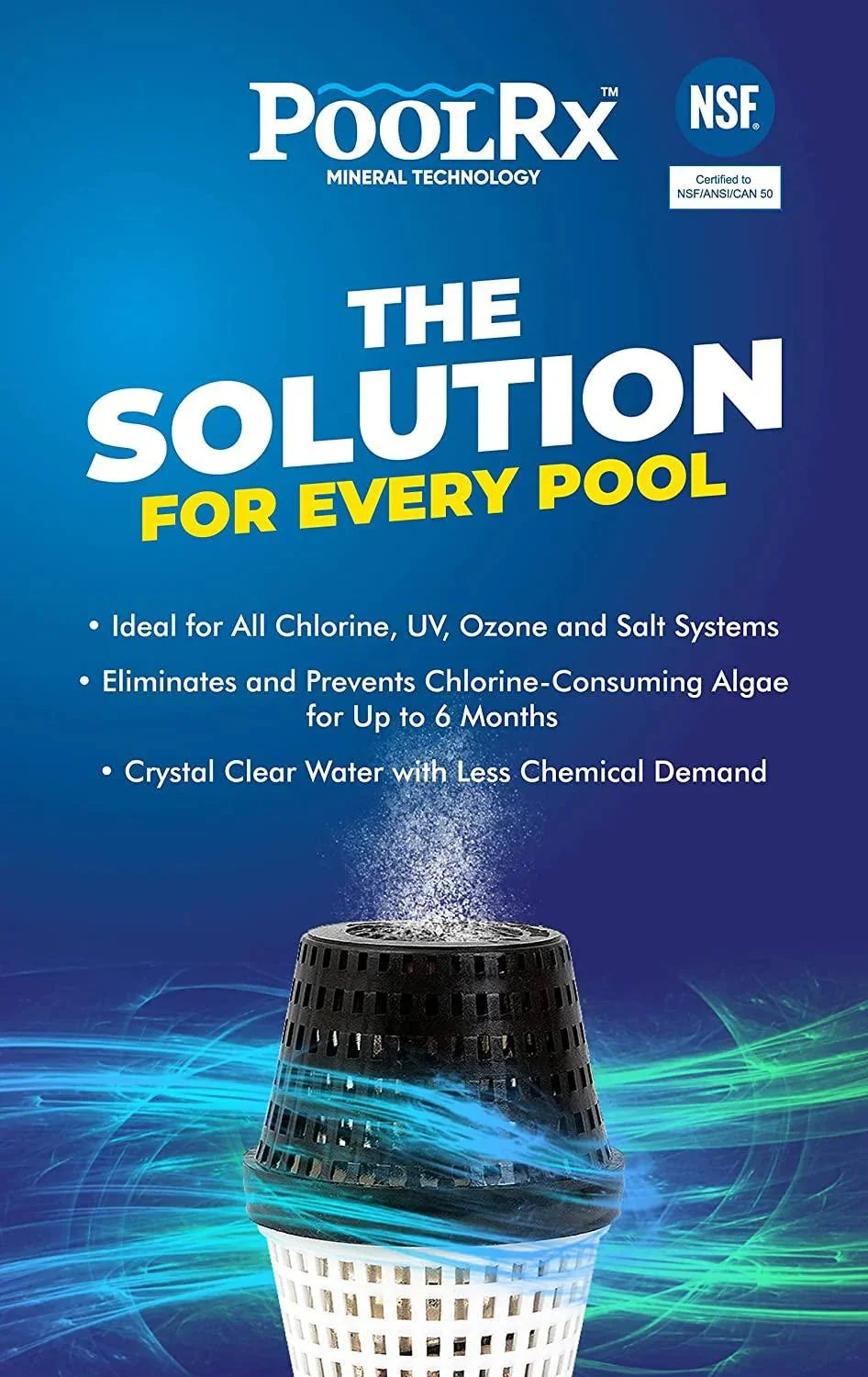101067 Black Units Swimming-Pool-Algaecides (4 Pack). 20.000-30.000 Gallon