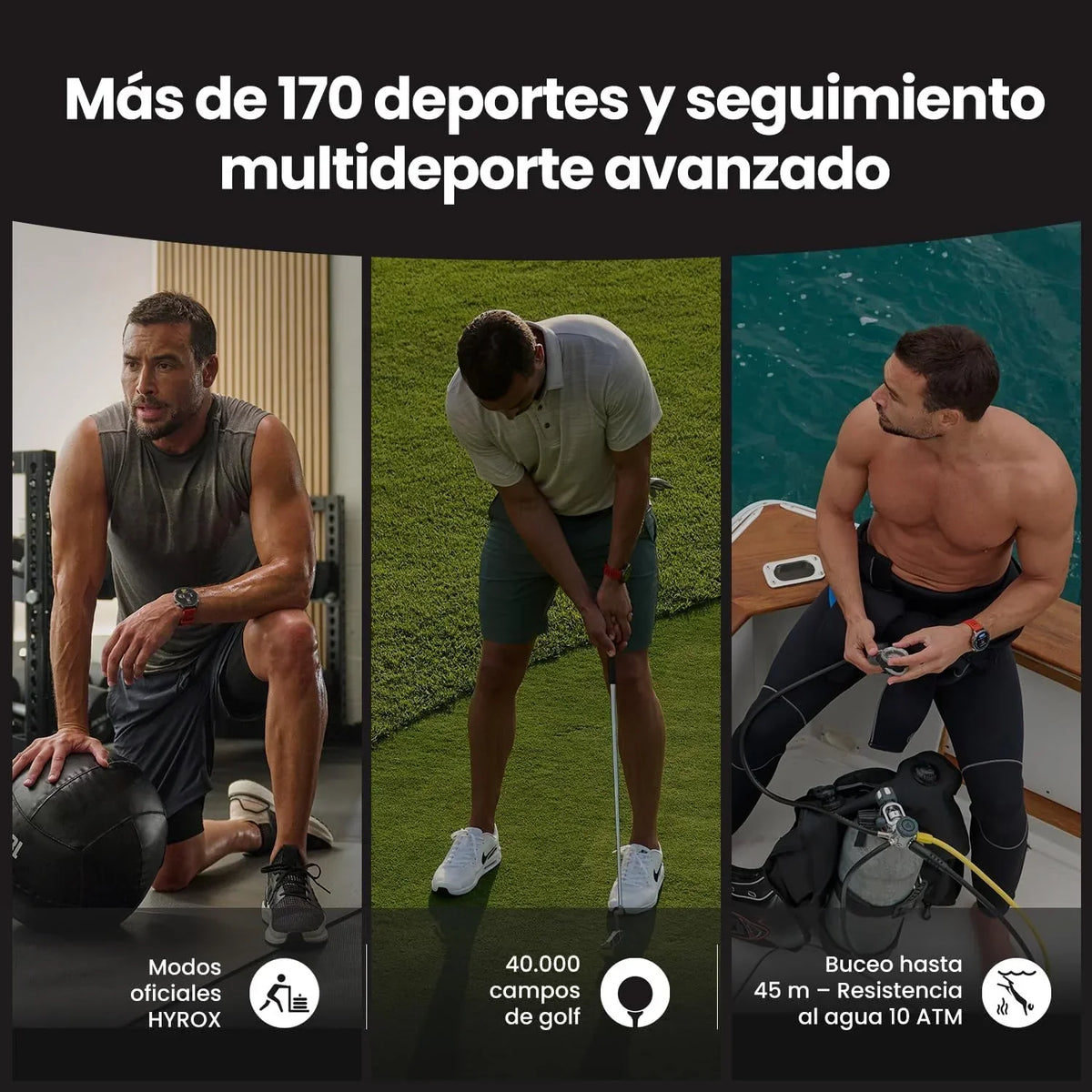 Amazfit Balance 2 Reloj Inteligente Hombre 47mm. Pantalla AMOLED 1.5 Cristal de Zafiro. smartwatch con NFC. GPS. batería de 21 días. 170+ Modos