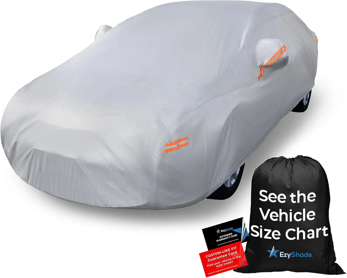 10-Layer Waterproof Car Cover. All Weather Vehicle Protection Cover