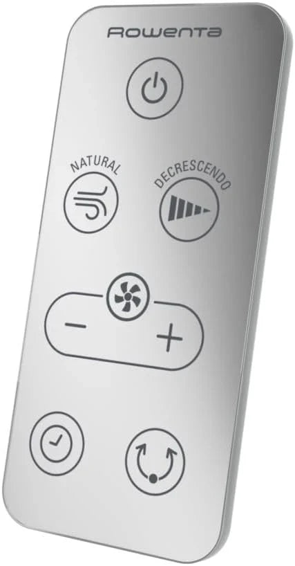 Rowenta VU5870 Standventilator Turbo Silence Extreme+ | Fernbedienung | 5 Geschwindigkeiten | Abschaltautomatik | Timer | Automatische Oszillation |