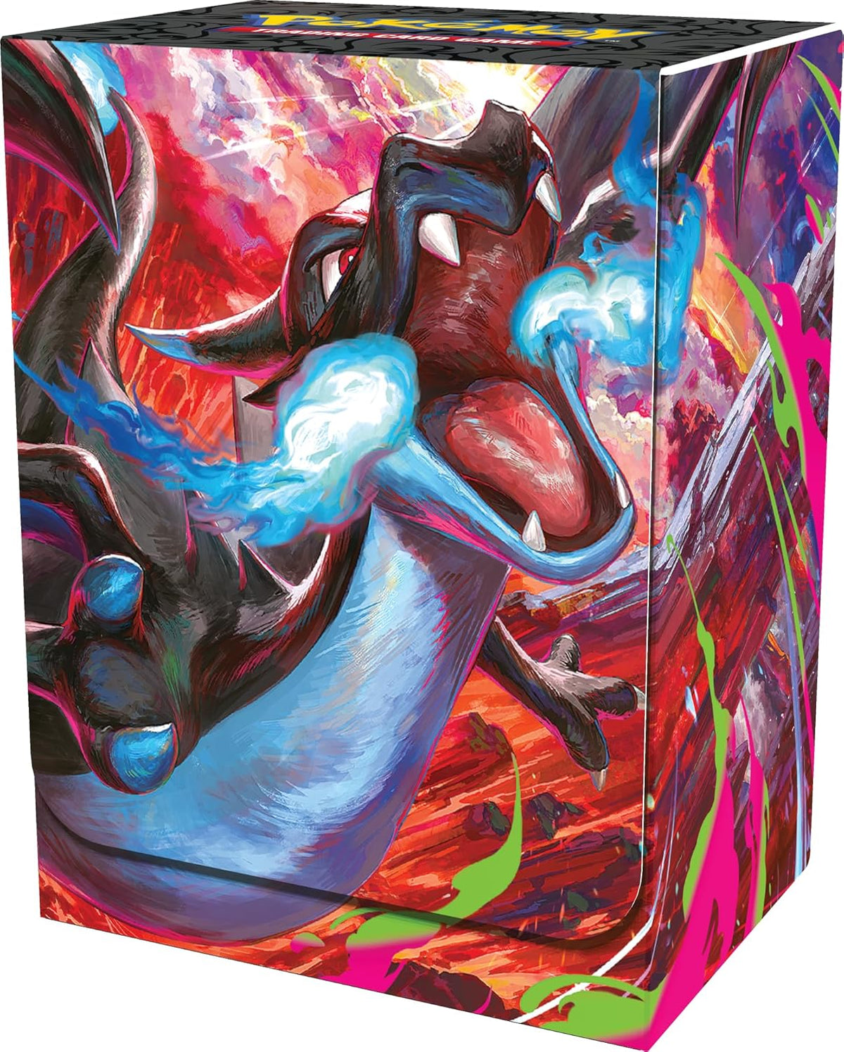Pokémon: Colección Ultra Premium Mega Charizard X-ex del JCC Pokémon (Dos Cartas promocionales holográficas. 18 Sobres de expansión y Accesorios