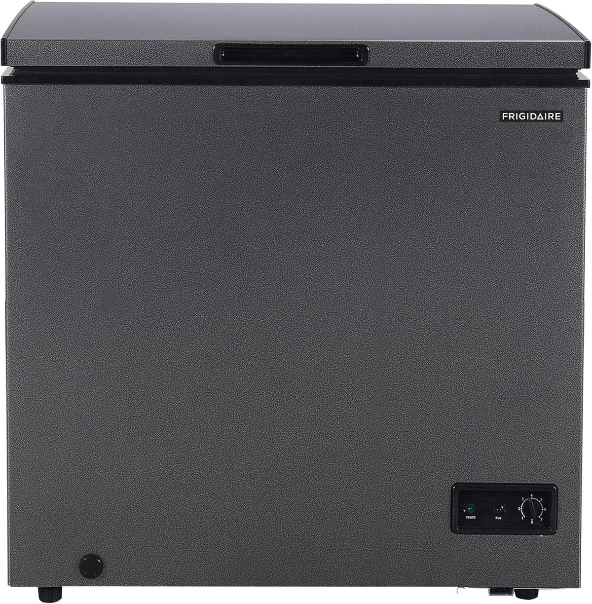 7 Cu. Ft. Chest Freezer with Adjustable Thermostat and Removable Basket. Granita Finish
