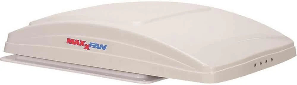 Deluxe Vent. Fan and Vent Cover All in One - Powerful 10-Speed Reversible Fan with Thermostat. Built-in Rain Cover. Remote Control. Intake & Exhaust Fan. Smoke (00-07500K)