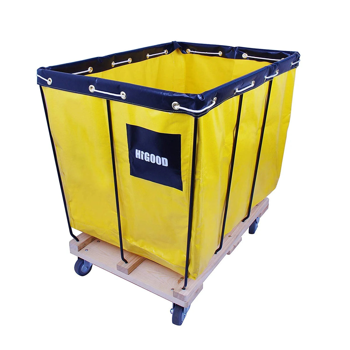 Basket Trucks.Service Carts Yellow 8 Bushel Knock Down Truck.Carts. 10.0 cu. ft. 400 lb. 34 L X 22 W X 30.5 H Capacity