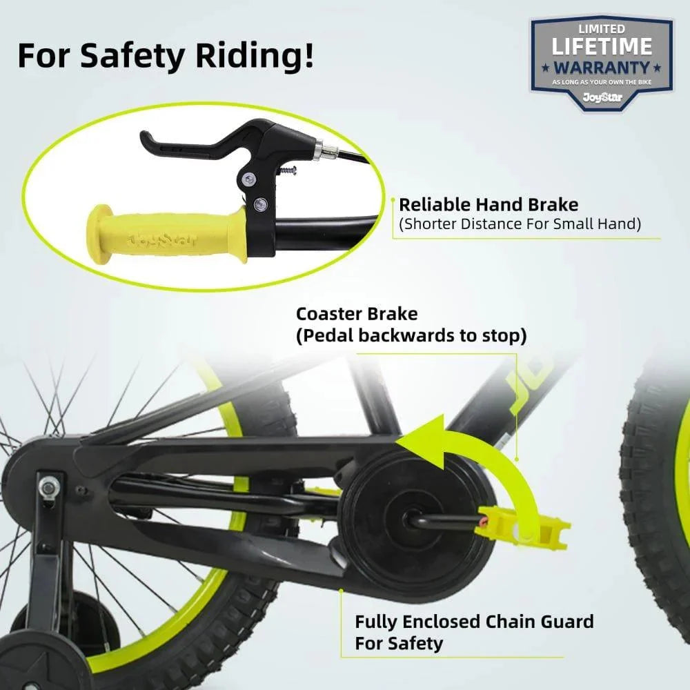 20-Inch Kids Bike with Training Wheels