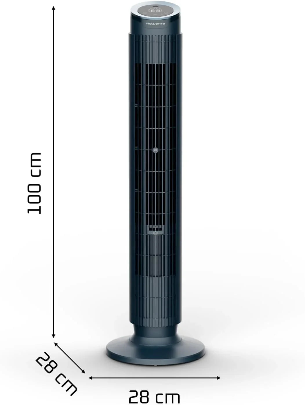 Rowenta Eole Silence Force Turmventilator. leistungsstark. Silent-Modus. 12 Geschwindigkeitsstufen. 5 Automatikmodi. Timer. 60-90°-Schwenkung.