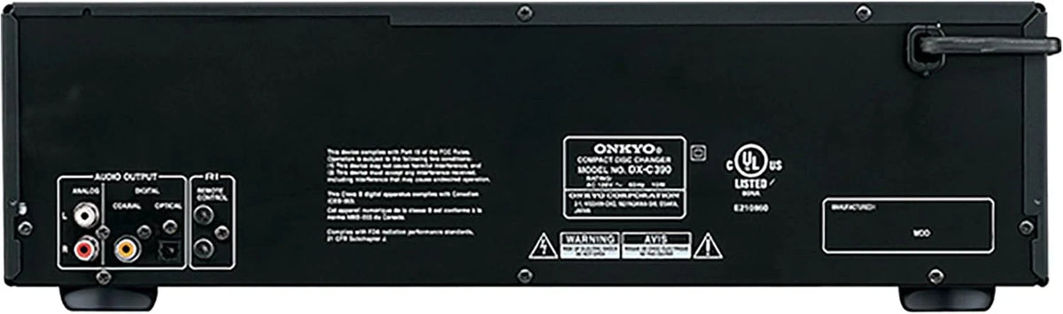 Onkyo DXC390 6 Disc CD Changer.Black