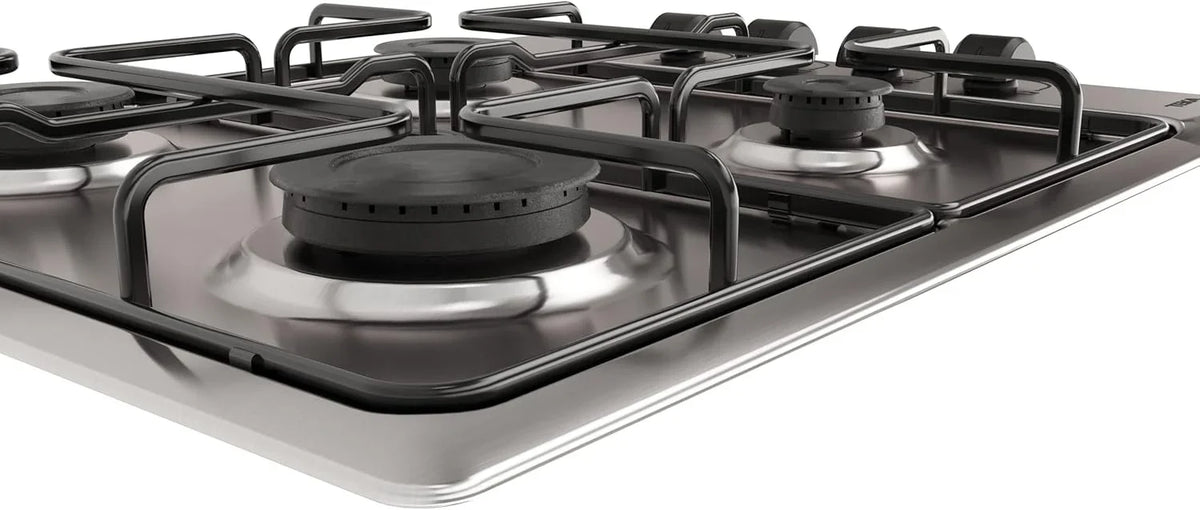 TEKA Placa de Gas Butano. 60 cm. 4 Fuegos. Mandos Ergonómicos. Seguridad Termopar. Parrillas Esmaltadas. HLX 640 KL