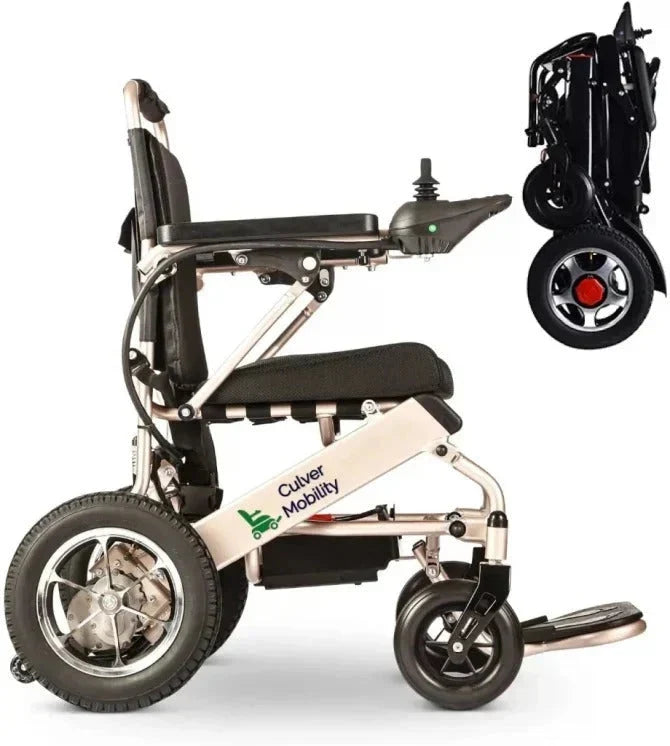2025 Silla de ruedas eléctrica Culver Mobility. Scooter eléctrico motorizado. plegable y ligera. aprobada por la FDA. para viajes en avión (Regalo de