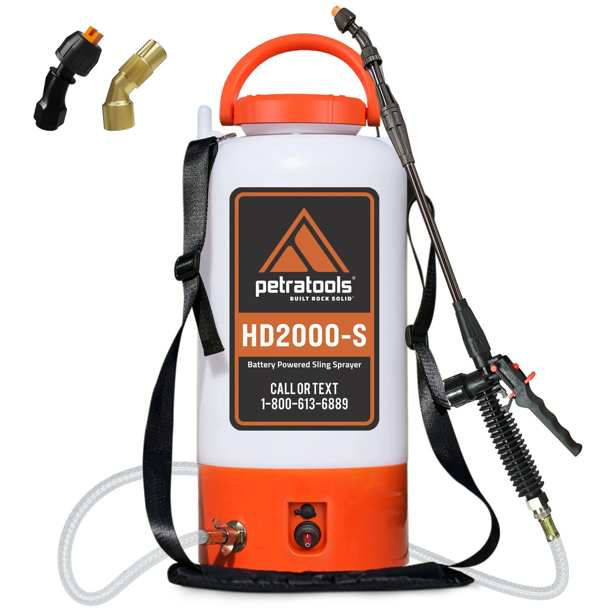 2 Gallon Battery Powered Sprayer. Rechargeable Cordless Electric Pump Sprayer for Garden. Lawn and Outdoor Use