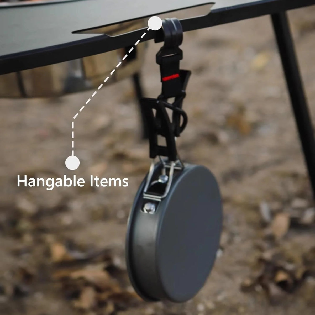 Outdoor Grill Table Foldable. Easy to Carry Can Hang Items Multi-Purpose. Aluminum Alloy. Portable Camping Table Foldable. for Picnic. BBQ. Making Tea