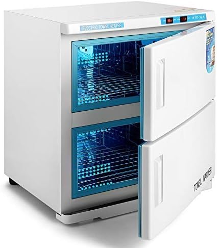 Hot Towel Warmer Cabinet Professional Towel Heater for Spa Massage Salon Home (32 Liter Capacity. White)