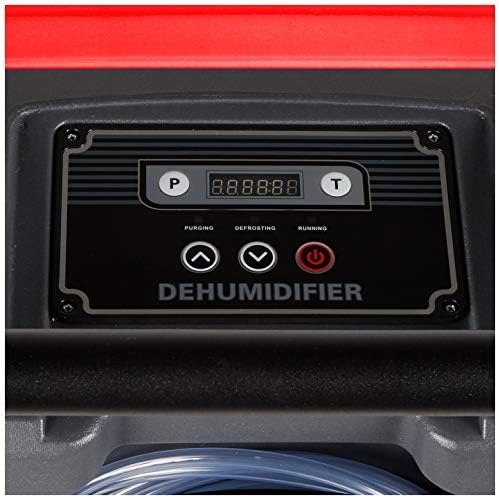 Commercial dehumidifier. suitable for homes. basements. garages and workplaces. Industrial water loss treatment equipment - a set of 1-piece. blue